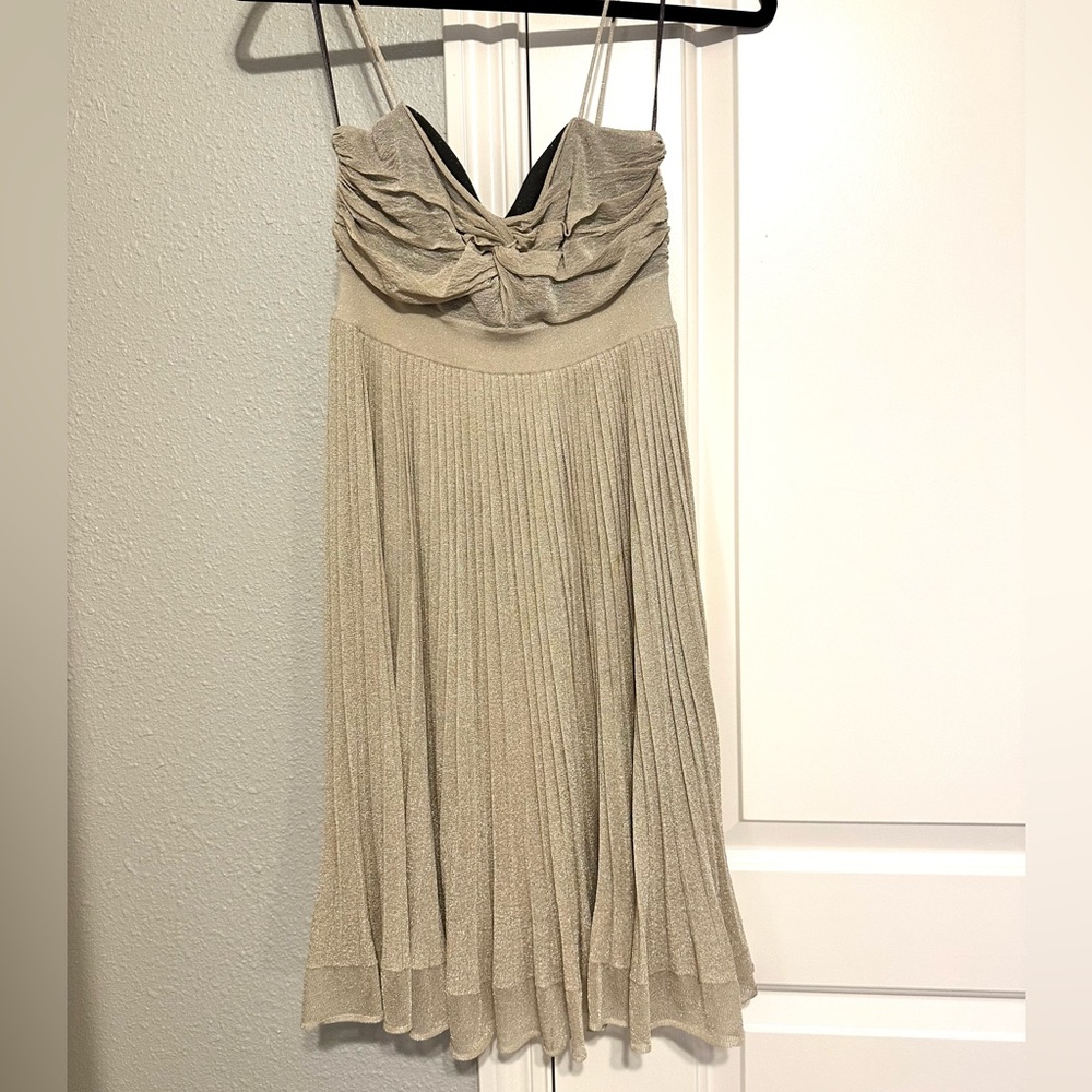 Iisli slinky metallic dress